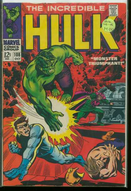 Hulk 108 - Monster Triumphant - Incredible Hulk 108 - Shield - Hulk - Marvel