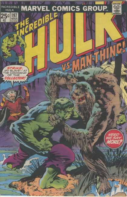 Hulk 197 - Man-thing - Collector - Bernie Wrightson