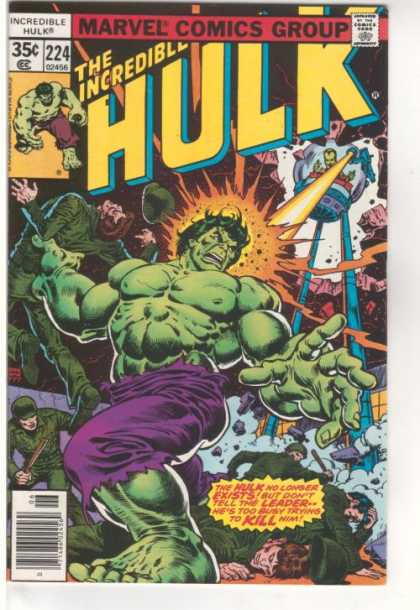 Hulk 224 - Comics Code - Hulk - Green Mutant - Monster - Battle - Ernie Chan