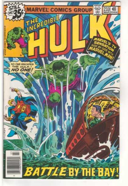 Hulk 233 - Water - Sub-marine - Torn Pants - Flying - Running