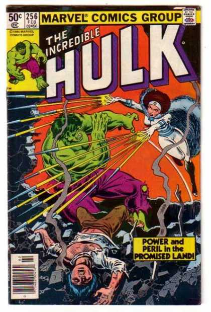 Hulk 256 - Marvel Comics Group - Approved By The Comics Code - The Incredible - Power And Peril In The Promised Land - Man - John Romita