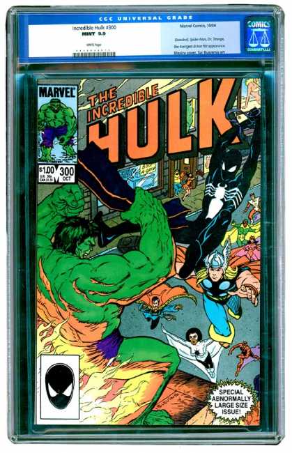 Hulk 300 - Spiderman - Black Suit - Thor - Dr Strange - 300 - Bret Blevins