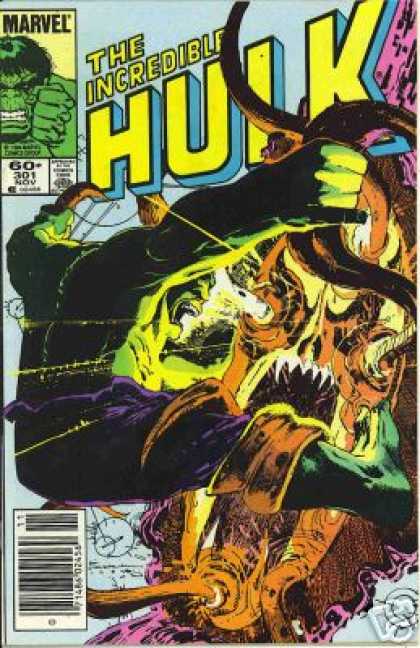 Hulk 301 - Marvel - The Incredible - November - Strength - Tongue - Bill Sienkiewicz