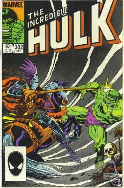 Hulk 302 - Knight - Horse - Skull - Spider-man - Jousting - Mike Mignola