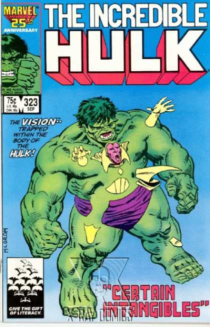 Hulk 323 - Vision - Trapped - Green - Giant - Purple Underwear
