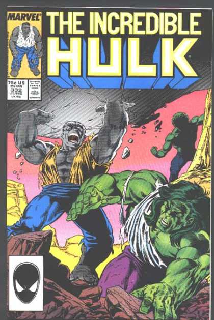 Hulk 332 - Incredible - Marvel - Strenght - Fight - Gray Hulk