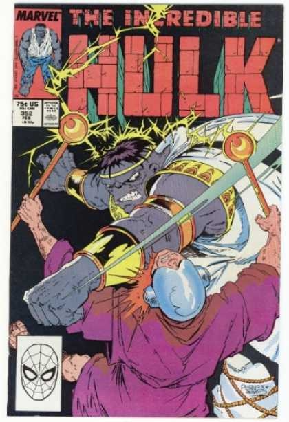 Hulk 352 - Punch - Spiderman - Marvel - Incredible - Beast - Jeff Purves, Terry Austin