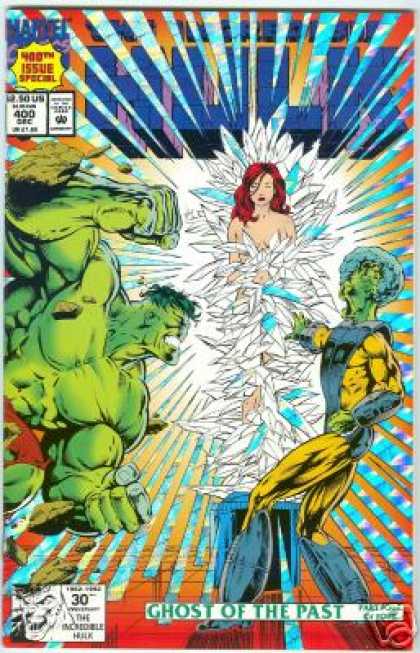 Hulk 400 - Woman In Crystles - The Brain - Green Giant - Red Headed Woman - 400th Issue - Dale Keown