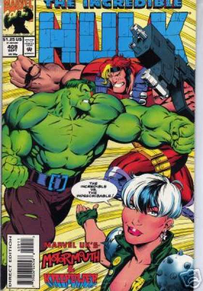 Hulk 409 - Hulk - Mean Green Machin - Marvel - Massacre Cable - Moromouth - Gary Frank