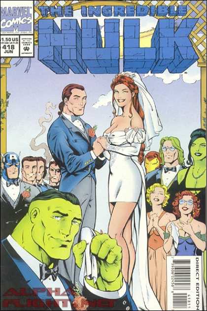 Hulk 418 - Marvel Comics - Incredible - Woman - Man - Direct Edition - Gary Frank