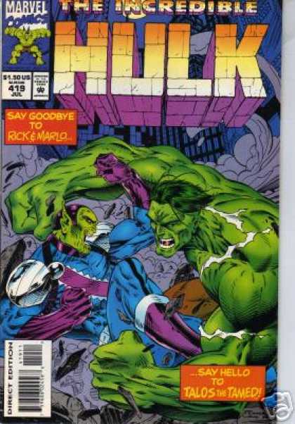 Hulk 419 - Marvel - Superhero - Say Goodbye - Rick U0026 Marlo - Talos The Tamed