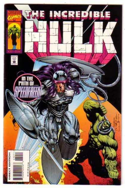 Hulk 430 - Marvel - The Incredible - In The Path Ofspeedfreek - Direct Edition - Costume