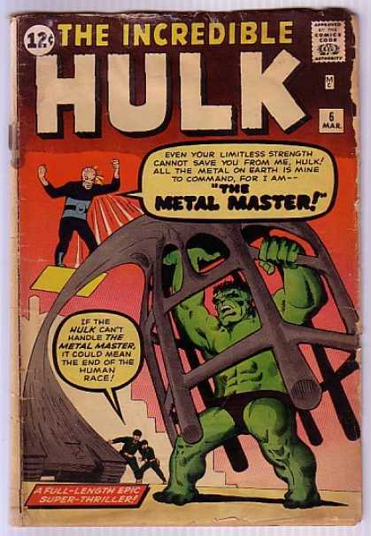 Hulk 6 - Metal Master - Cage - Metal - Ron Garney