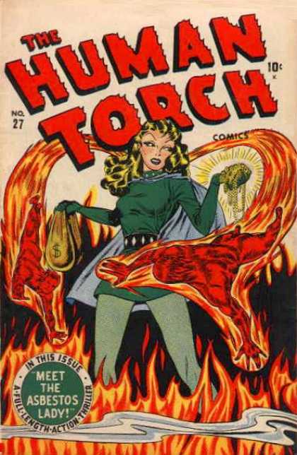 Human Torch 27 - Woman - Flame - Costume - Superhero - Mutant