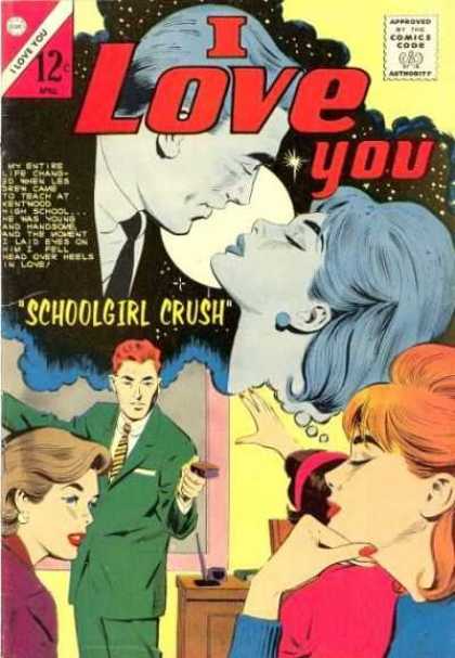 I Love You 51 - School Girl Crush - Love Comic - American Comic - Vintage Comic - Not Super Hero Comic