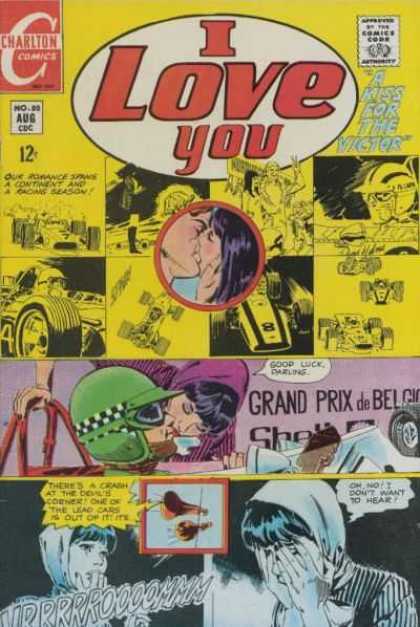 I Love You 80 - Love - Anime - Charlton - Racing - Racecar