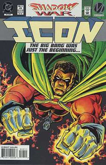 Icon 9 - Dc - Shadow War - Comics Code - The Big Bang Was Just The Beginning - Direct Sales - Walter Simonson