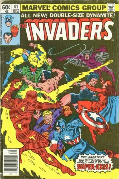 Invaders 41 - Another Gang Fight - Double-size - Captain America - Kickin Ass For America - Kill Kill Kill