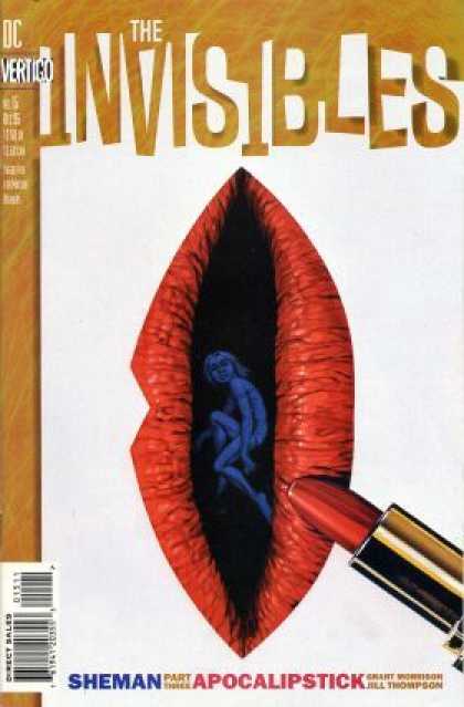 Invisibles 15 - Invisibles - Cartoon - Lips - Lipstick - Poster - Brian Bolland
