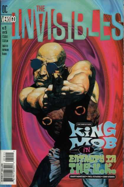 Invisibles 19 - Vertigo - King Mob - Sunglasses - Gun - Entropy In The Uk - Brian Bolland