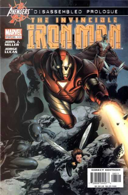 Iron Man (1998) 85 - Avengers - Marvel - John Jmiller - Jorge Lucas - Direct Edition - Steve Epting