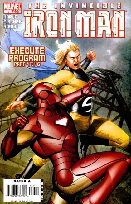 Iron Man (2005) 10 - Execute Program Part 4 Of 6 - Red Suit - Bad - Evil - Comics - Adi Granov