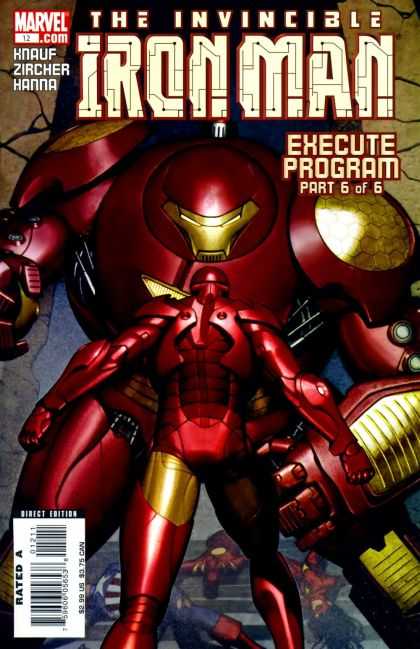 Iron Man (2005) 12 - Marvel - Knauf - Rated A - Superhero - Execute Program - Adi Granov