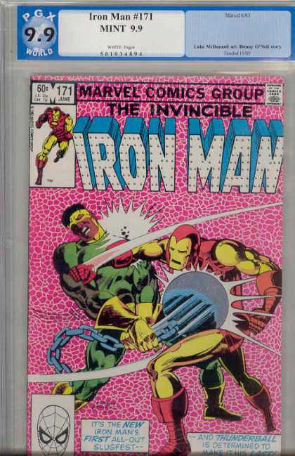 Iron Man 171 - Pgx - Marvel Comics - Marvel - Ironman - Thunderball