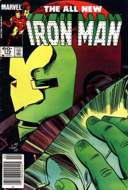 Iron Man 179 - The All New - Marvel - Metal Mask - Green Fingers - Flying Man