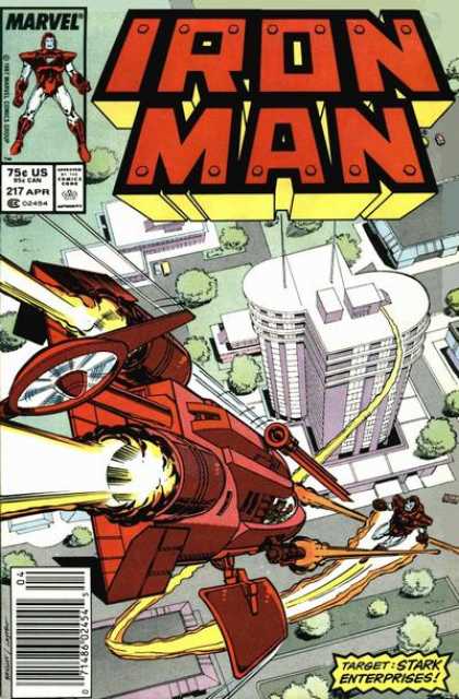Marvel - Marvel Comics - Ironman - Stark - Tony Stark - Bob Layton Iron Man 217 - Marvel - Marvel Comics - Ironman - Stark - Tony Stark - Bob Layton