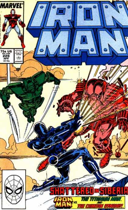 Iron Man 229 - Marvel - Apr - Approved By The Comics Code Authority - Sword - Fight