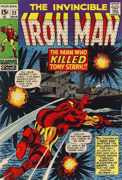 Iron Man 23 - Tony Stark - Explosions - Deck Gun - Boat - Water