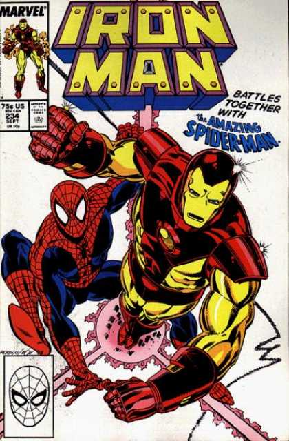 Marvel - Superhero - Spider-man - Blast - Approved By The Comics Code - Bob Layton Iron Man 234 - Marvel - Superhero - Spider-man - Blast - Approved By The Comics Code - Bob Layton