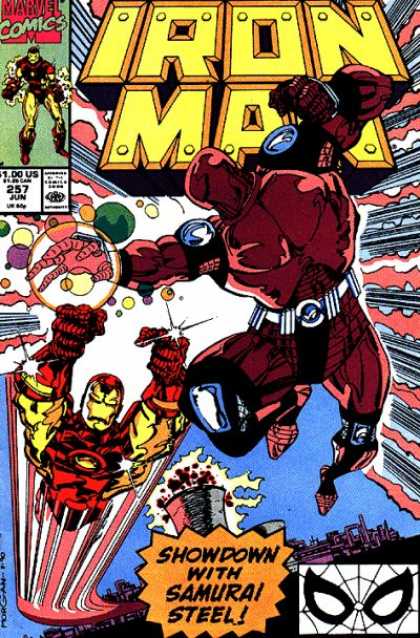 Iron Man 257 - Showdown - Samurai Steel - Battle - Flying - City