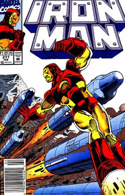 Iron Man 277 - Marvel Comics - Missels - Star - Mountain - Fire - Bob Wiacek, Paul Ryan