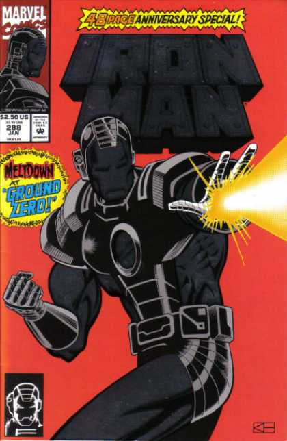  Kevin Hopgood, and was the chromium cover to Iron Man 288 (Nov. 1992).