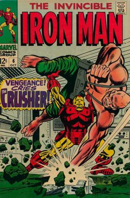Iron Man 6 - Mutant - Battle - Metal Suit - Vengeance Cries The Crusher - Muscles - Whilce Portacio