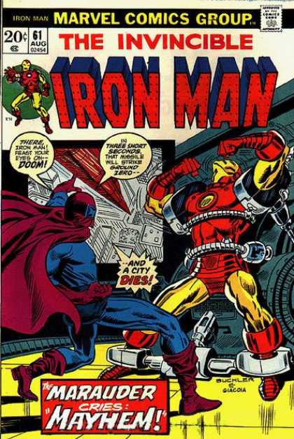 Iron Man 61 - Action - Hero - Metal - Strong - Challenge - Richard Buckler