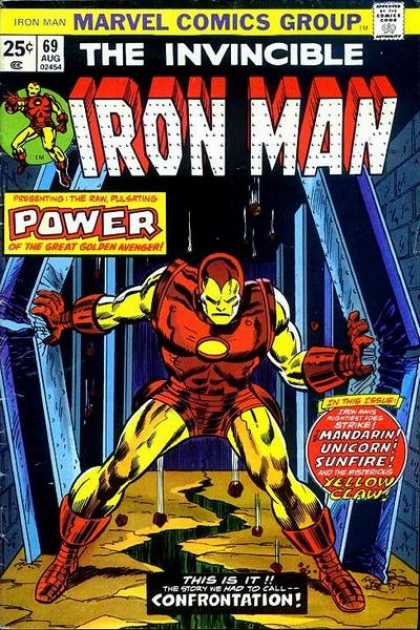 Iron Man 69 - Marvel Comics - Invincible - Mandarin - Unicorn - Yello Claw