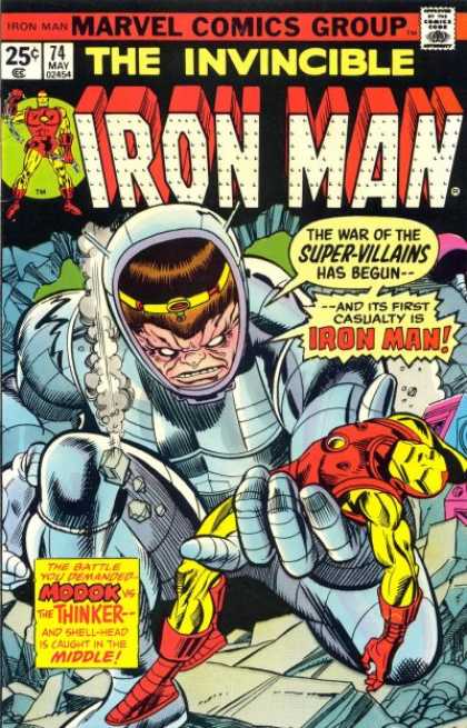 Iron Man 74 - Modok - The Thinker - Shell-head - Machine - Marvel Comics