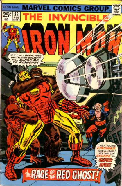 Iron Man 83 - Invincible Iron Man - Issue 83 - February Issue - Rage Of The Red Ghost - Red Ghost