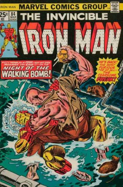 Iron Man 84 - Invincible - Marvel - Walking Bomb - Fearsome Freak - Rat