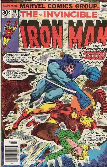 Iron Man 91 - Marvel Comics Group - Superhero - Controller Strikes Again - Don Heck - Jack Kirby