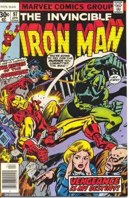 Iron Man 97 - Green Monster - Murder - Punch - Flight - Tin Man