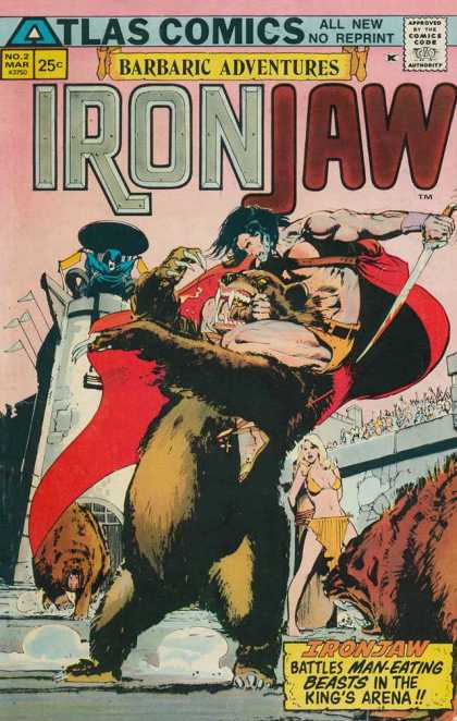 Ironjaw 2 - Man Eating Beast - Battle - Barbaric Adventures - Kings Arean - Atlas Comics