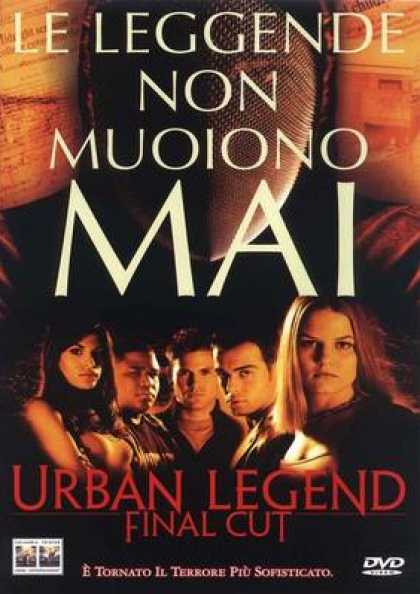 Italian DVDs - Urban Legend Final Cut