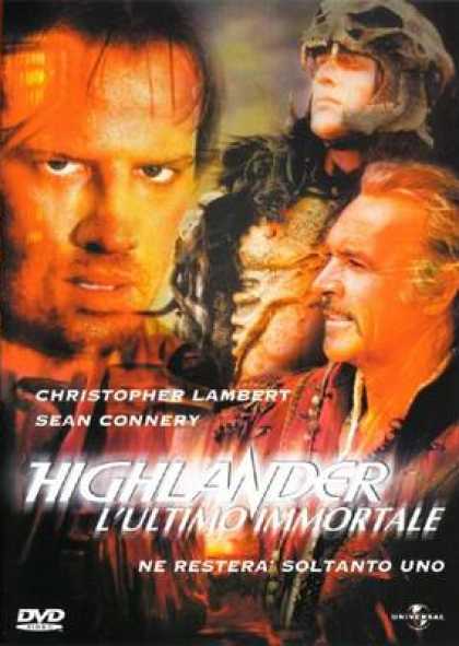 Italian DVDs - Highlander 1