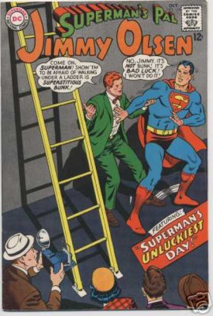 Jimmy Olsen 106 - Ladder - Superman - Camera