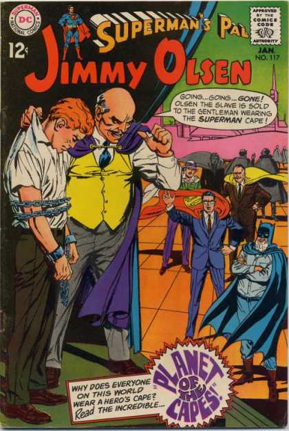 Jimmy Olsen 117 - Superman - Batman - Chains - Slave - Capes