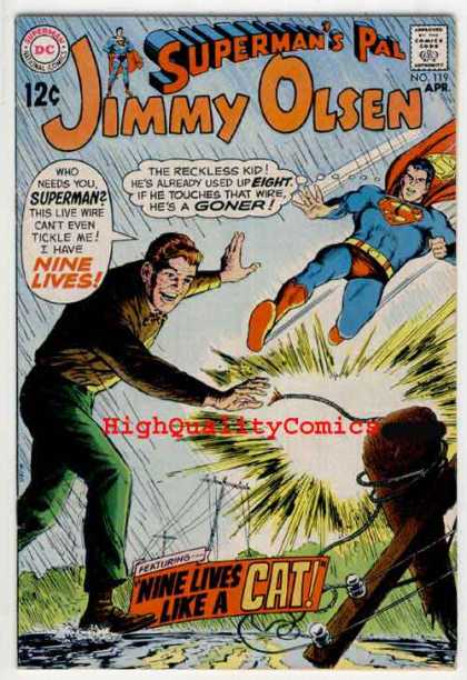 Jimmy Olsen 119 - Jimmy Olsen - Supermans Pal - Highqualitycomics - Nine Lives - Cat